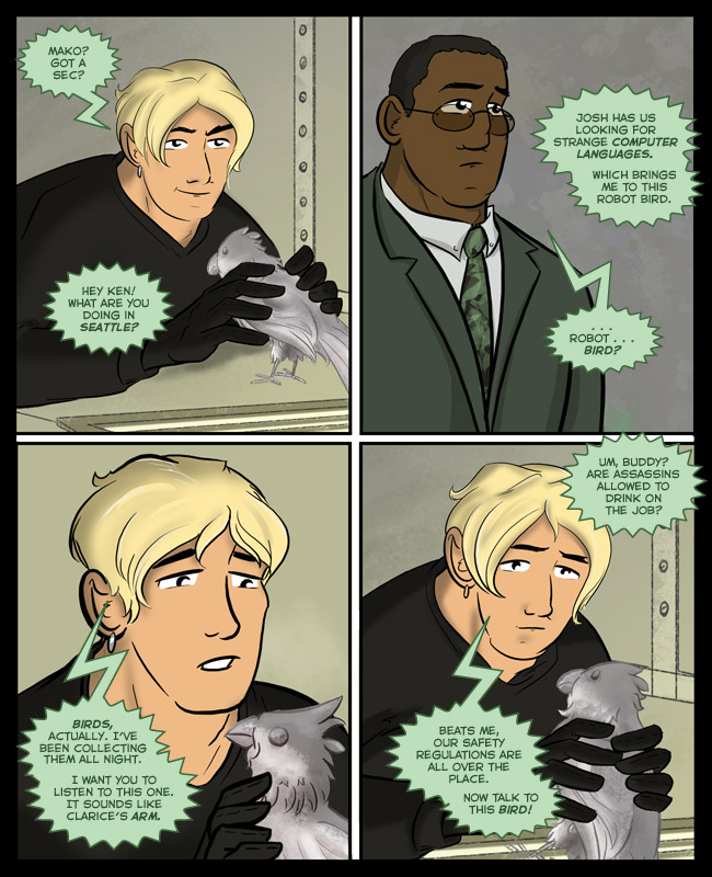 Comic for 22 January 2017: Ken is one of the Cuddly Hippos. We met him in Chapter 8 (Traps, Set).