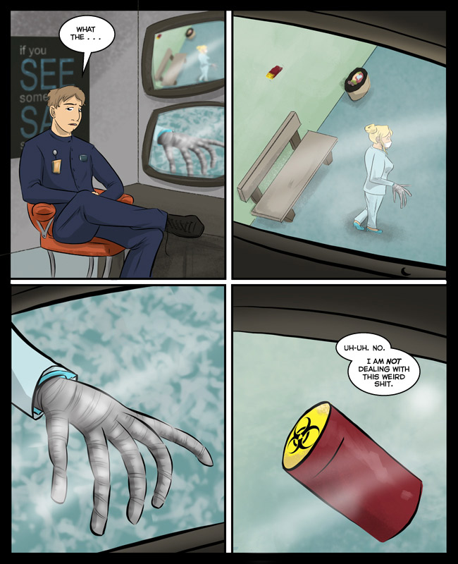 Comic for 09 December 2018: Say something TO OTHER PEOPLE, dumbass.