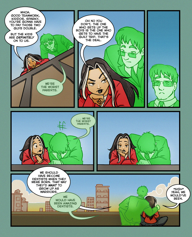 Comic for 05 July 2020: Heck yeah that last panel is a Patreon wallpaper. Ale nailed it.