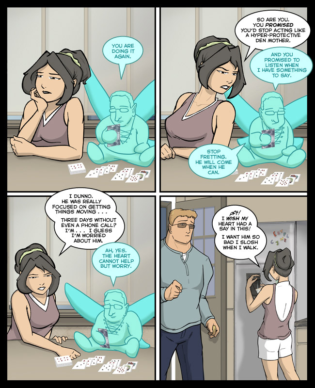Comic for 28 August 2006: "Thank goodness you got rid of that tasteless masturbation joke from the original version!"
