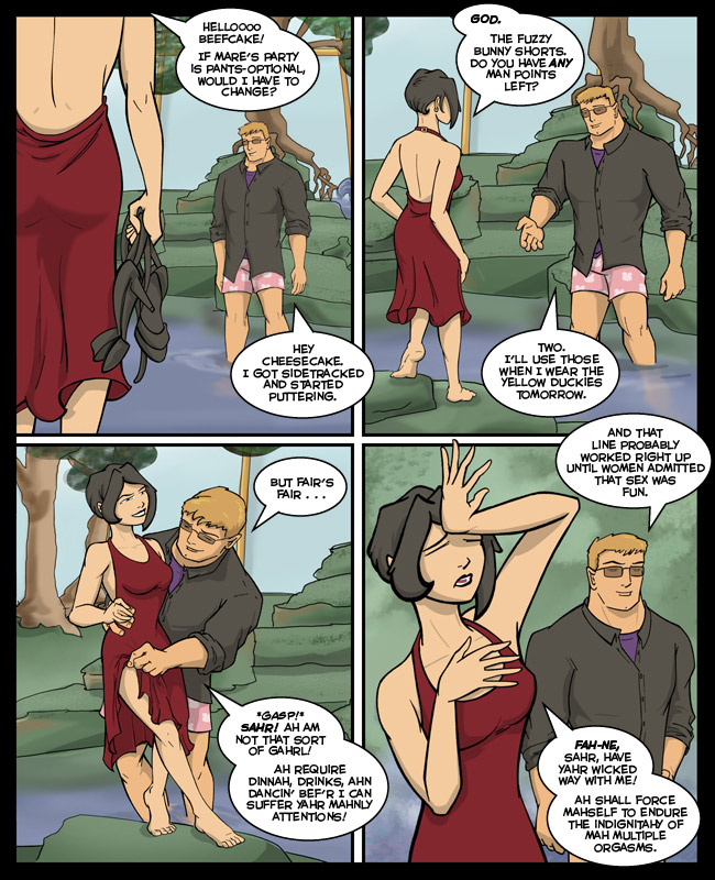 Comic for 14 February 2011: As per our standing agreement, you get cake on Valentine's Day
