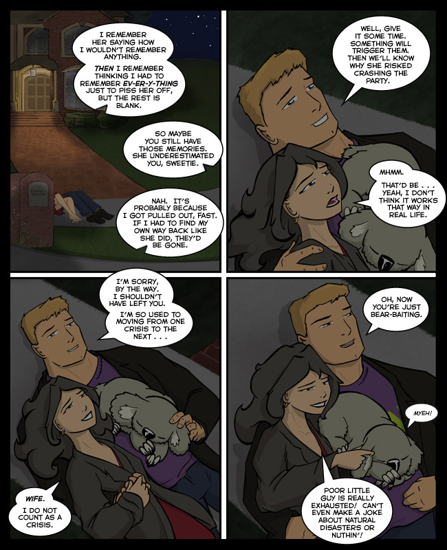 Comic for 19 September 2011: Please let Speedy have been on a low-fiber diet... please let Speedy have been on a low-fiber diet...
