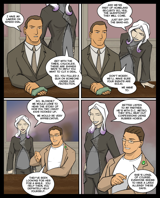 Comic for 22 March 2012: Oh police brutality, you playful scamp, you.